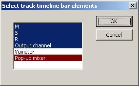 (Picture) Configuring the left trackbar. (Picture) Configuring the left trackbar.