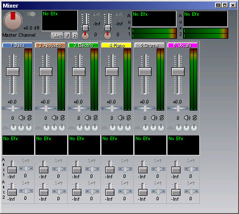 (Picture) n-Track's mixing desk (Picture) n-Track's mixing desk