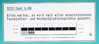 SCSI-Tool scannt die Systembusse SCSI-Tool scannt die Systembusse